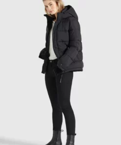 Khujo GERDA MATT - Chaqueta De Invierno - Schwarz, Mujer -Tienda de ventas KHUJO 84f35fc6cc9c41a8bda95cf902b0db60