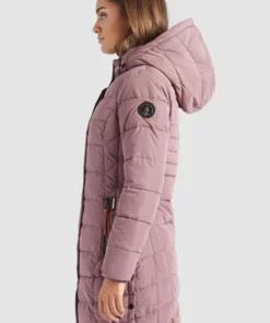 Khujo DELINAS - Abrigo De Invierno - Beige-rosa, Mujer -Tienda de ventas KHUJO 85859cfaa9ce4d1da9c66534ff2c24d5