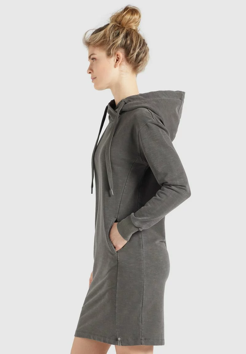 Khujo HALOUMA - Vestido Informal - Grau Gewaschen, Mujer 8 Khujo HALOUMA - Vestido Informal - Grau Gewaschen, Mujer - Imagen 8