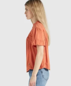 Khujo TINCA - Blusa - Terrakotta, Mujer -Tienda de ventas KHUJO 87680a60b1664a7cac756dc360e8ebb6