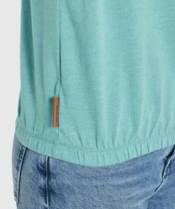 Khujo MARIKA - Camiseta Estampada - Aqua Meliert, Mujer -Tienda de ventas KHUJO 88e996b8e1464e06bb7830373f7ecb39