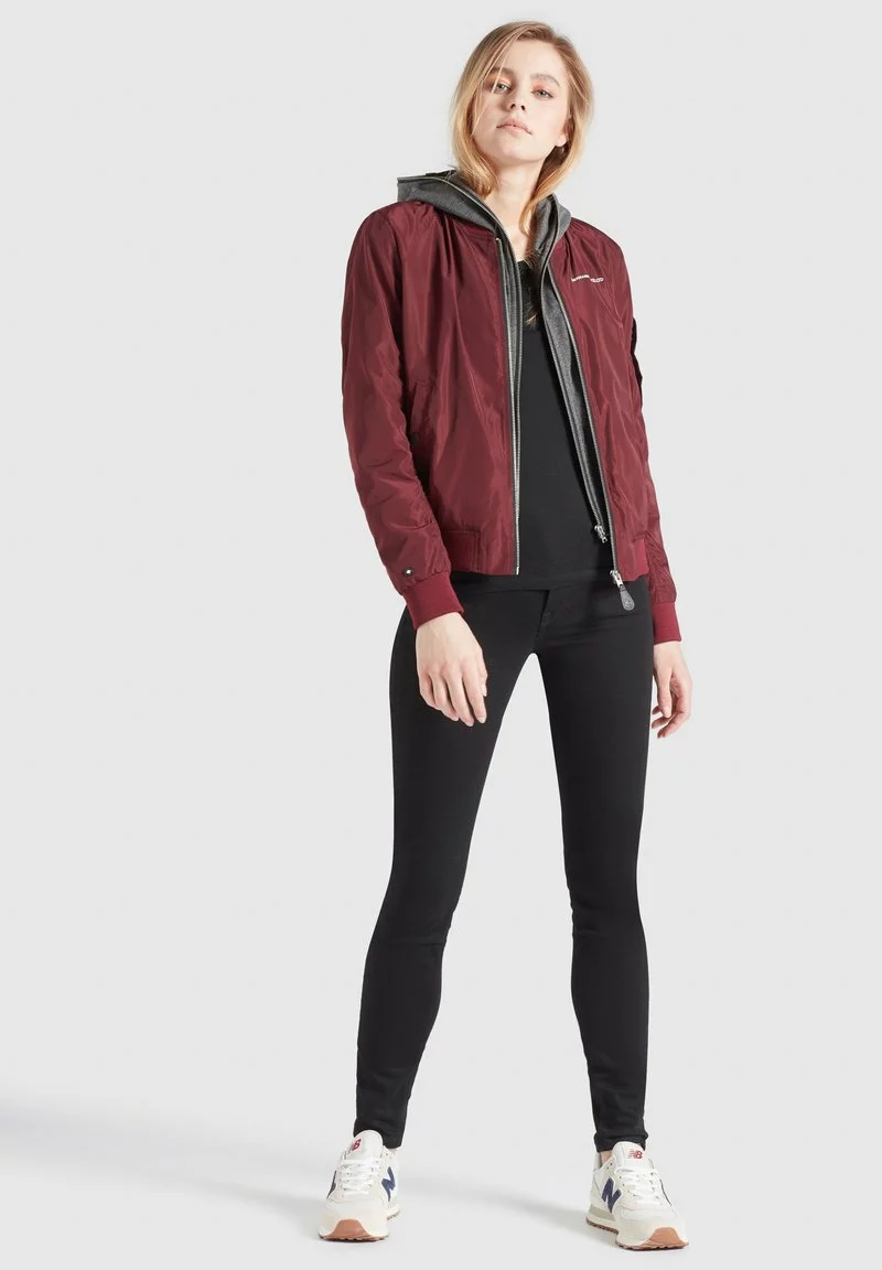 Khujo LARIFA - Chaquetas Bomber - Lila, Mujer 2 Khujo LARIFA - Chaquetas Bomber - Lila, Mujer - Imagen 2