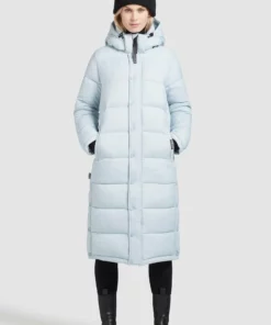 Khujo CORINNA MATT - Abrigo De Invierno - Hellblau, Mujer