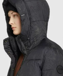 Khujo DAKOTA - Abrigo De Invierno - Schwarz Schlangenmuster, Mujer -Tienda de ventas KHUJO 8a432360b1da41939e08feb0bc0c4143