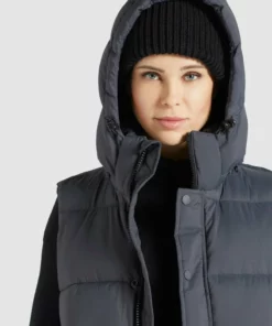 Khujo MARGARIDA MATT - Chaleco - Grau, Mujer -Tienda de ventas KHUJO 8a4d8b3d288d4bbcb0513013b541a2dd