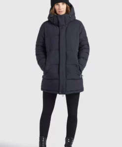 Khujo WEROLA - Abrigo De Invierno - Dunkelblau, Mujer