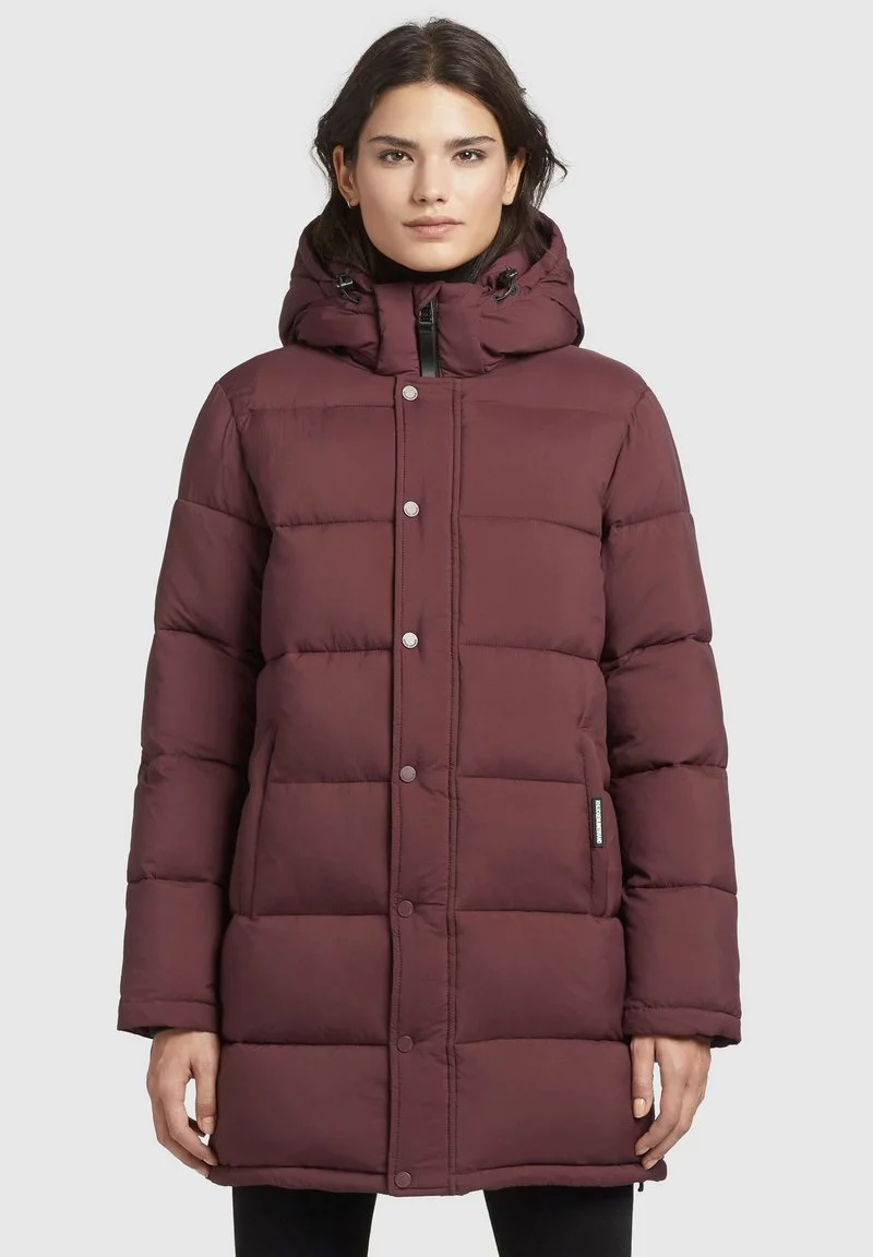 Khujo WENCKE MATT - Abrigo De Invierno - Weinrot, Mujer 1 Khujo WENCKE MATT - Abrigo De Invierno - Weinrot, Mujer