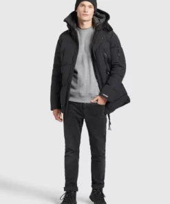 Khujo GORD - Abrigo De Invierno - Schwarz, Hombre -Tienda de ventas KHUJO 8ad64f12389b4cf79a7be9cb7c53becb