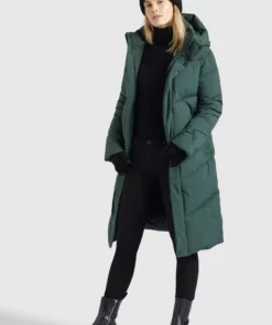 Khujo TORINO - Abrigo De Invierno - Dunkelgrün, Mujer -Tienda de ventas KHUJO 8b4f615bb1ea493cba2cd7f3cb88776d