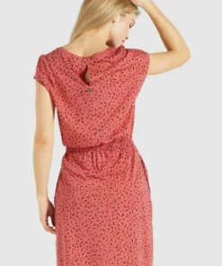 Khujo SAMMY - Vestido De Tubo - Rosa-schwarz Gemustert, Mujer -Tienda de ventas KHUJO 8bead8a79649477fb08c00bf7df4a243