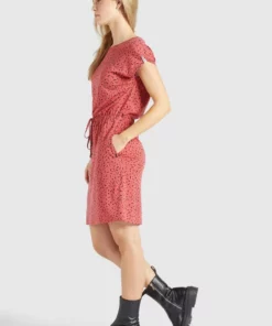 Khujo SAMMY - Vestido De Tubo - Rosa-schwarz Gemustert, Mujer -Tienda de ventas KHUJO 8c307a968b1048c4a671b8f13ae69eec