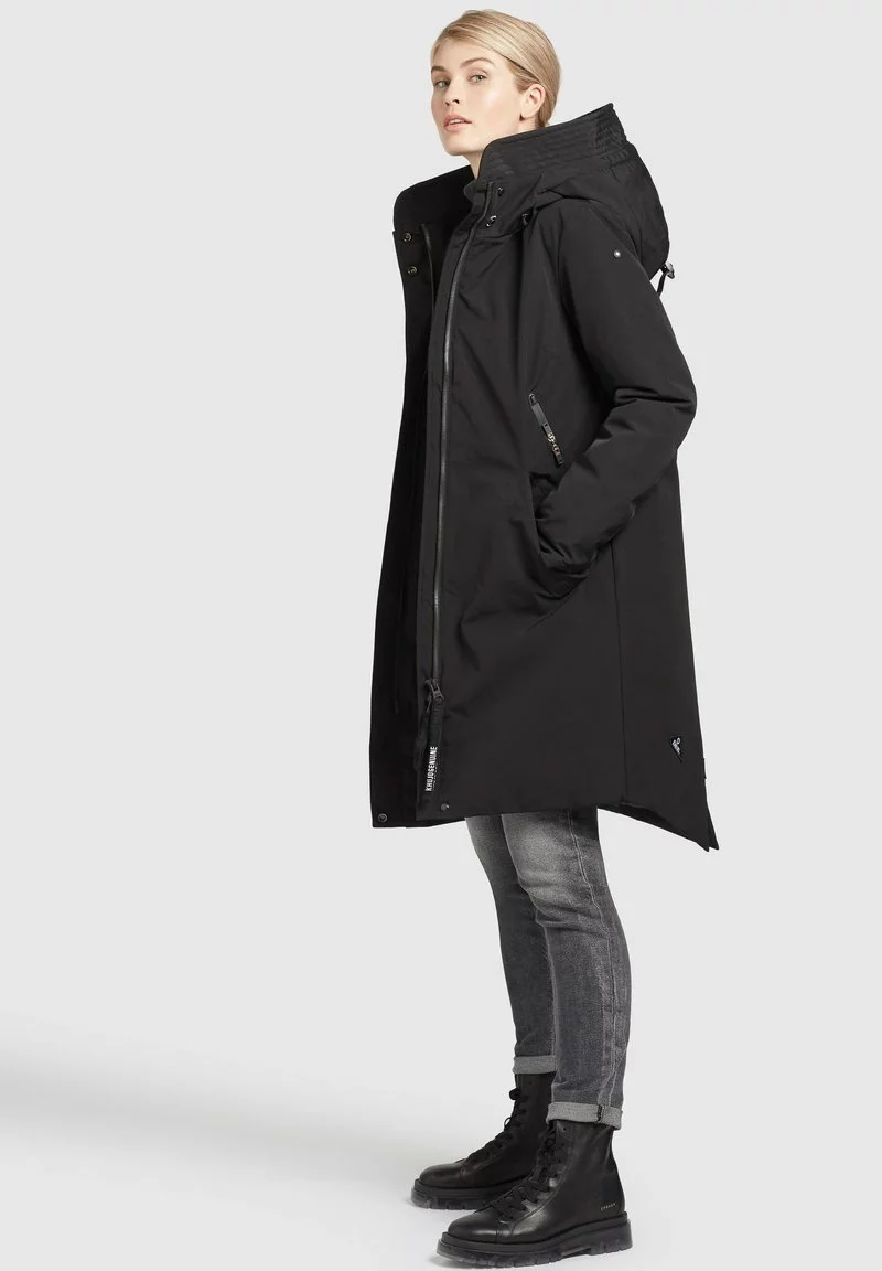 Khujo CHARLYN2 - Abrigo De Invierno - Schwarz, Mujer 4 Khujo CHARLYN2 - Abrigo De Invierno - Schwarz, Mujer - Imagen 4