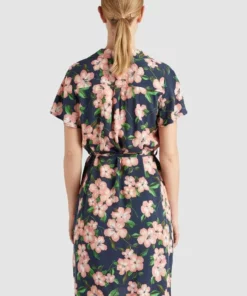 Khujo ELIZAVETA - Vestido Camisero - Xb8 Rose Hawaiian Floral Aop, Mujer -Tienda de ventas KHUJO 8c5890b9a08f44bcbcbcbcaf7b46e05f