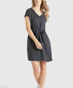 Khujo ANNELI - Vestido Vaquero - Grau Gewaschen, Mujer -Tienda de ventas KHUJO 8c6c2fb6f00840de8d4fe3e56c098acb