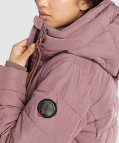 Khujo ELESSA - Abrigo De Invierno - Beige-rosa, Mujer -Tienda de ventas KHUJO 8cb4df9547f74960bff33c9fb2d09abb