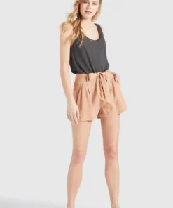 Khujo INDIRA - Shorts - Aprikot Gewaschen, Mujer -Tienda de ventas KHUJO 8d343cb9bc0540cbbc248325fa0ce6a5