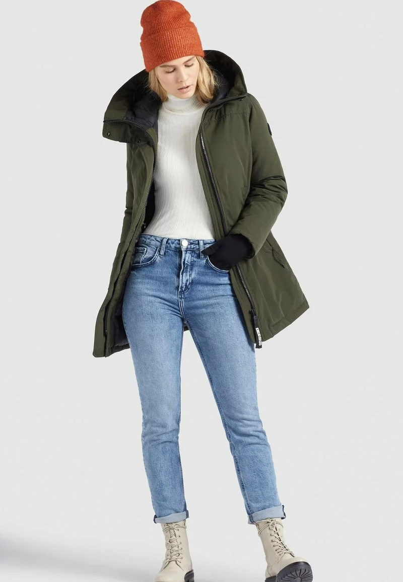 Khujo KANDA - Abrigo De Invierno - Dunkeloliv, Mujer 5 Khujo KANDA - Abrigo De Invierno - Dunkeloliv, Mujer - Imagen 5