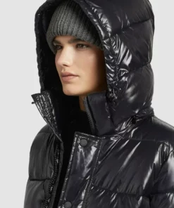Khujo GERDA SHINY - Abrigo De Invierno - Schwarz, Mujer -Tienda de ventas KHUJO 8f00fa5aec6847c6a78e365cc29c2566