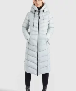 Khujo INGRAM SHINE - Abrigo De Invierno - Hellgrau, Mujer