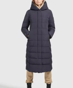 Khujo SILKE - Abrigo De Invierno - Dunkelblau, Mujer