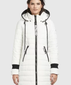 Khujo SHINE2 STRUCTURED - Abrigo De Invierno - Naturweiß, Mujer