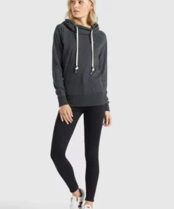 Khujo LINNEA - Jersey Con Capucha - Dunkelgrau Meliert, Mujer -Tienda de ventas KHUJO 9082df7953204448bfbcfec790432609