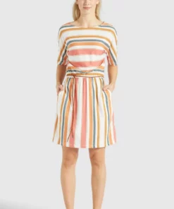 Khujo GABY - Vestido Ligero - Mehrfarbig Gestreift, Mujer -Tienda de ventas KHUJO 908e5a987a5f48628433a16e4146f3da