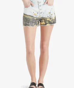 Khujo ANOUK - Shorts Vaqueros - Blau Weiß Gemustert, Mujer -Tienda de ventas KHUJO 90c7024075a64c3a8df23d02b9d955aa