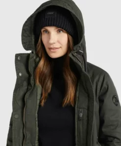 Khujo MANTEL XENIA - Abrigo De Invierno - Dunkelgrün, Mujer 10 Khujo MANTEL XENIA - Abrigo De Invierno - Dunkelgrün, Mujer -Tienda de ventas KHUJO 914ecdaf39e346df83baef1bc81ab9f5