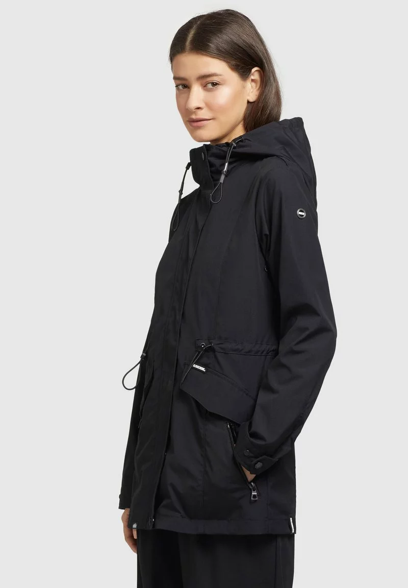 Khujo FELINA - Impermeable - Schwarz, Mujer 4 Khujo FELINA - Impermeable - Schwarz, Mujer - Imagen 4