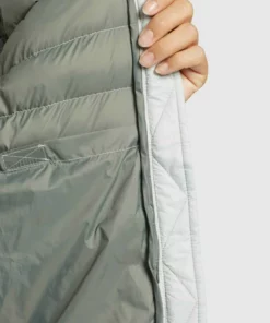 Khujo LOVINA2 SHINE - Chaqueta Fina - Hellgrau, Mujer -Tienda de ventas KHUJO 925585b98374472a99f19d6beea1db36