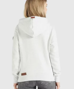 Khujo FANCI - Jersey Con Capucha - Hellgrau Meliert, Mujer -Tienda de ventas KHUJO 935a31e0c97940fe8ac4f1fafb49980c