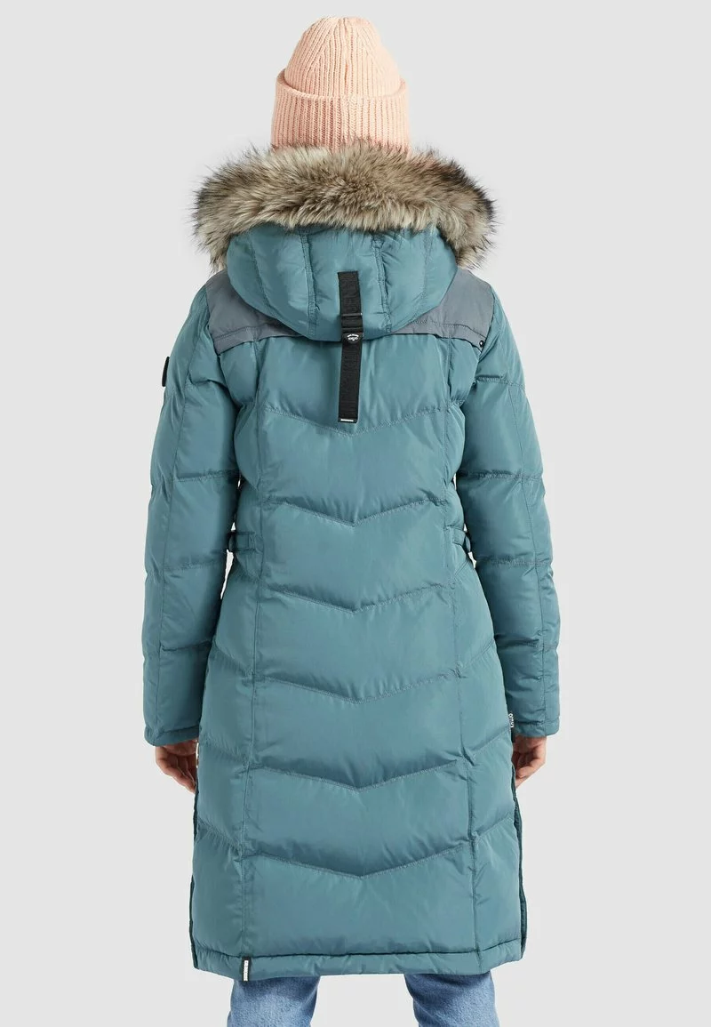 Khujo LUBECK LONG - Abrigo De Invierno - Blaugrau, Mujer 3 Khujo LUBECK LONG - Abrigo De Invierno - Blaugrau, Mujer - Imagen 3