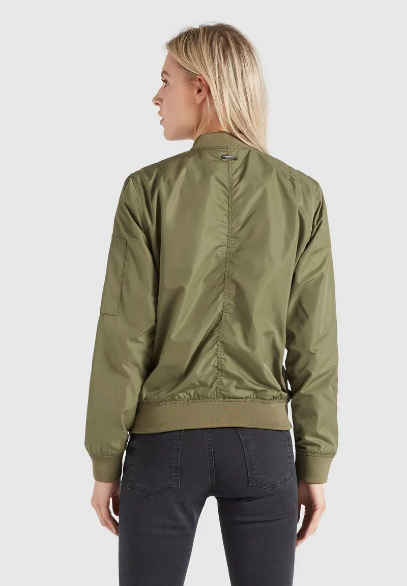 Khujo FENCY - Chaquetas Bomber - Khaki Pes, Mujer 3 Khujo FENCY - Chaquetas Bomber - Khaki Pes, Mujer - Imagen 3