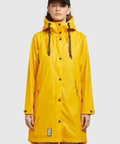 Khujo ODELIE - Impermeable - Gelb, Mujer