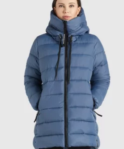 Khujo YACI - Abrigo De Invierno - Blau, Mujer