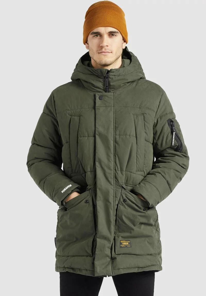 Khujo SHANCK - Abrigo De Invierno - Dunkeloliv, Hombre 1 Khujo SHANCK - Abrigo De Invierno - Dunkeloliv, Hombre