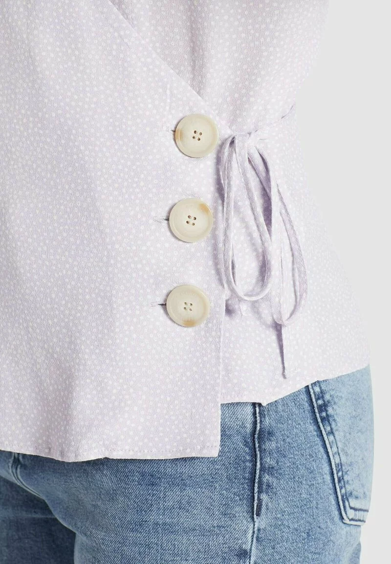 Khujo GIOVANNA - Blusa - Flieder-weiß Gepunktet, Mujer 10 Khujo GIOVANNA - Blusa - Flieder-weiß Gepunktet, Mujer - Imagen 10