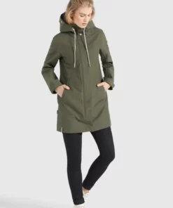 Khujo SOUS - Abrigo Corto - Oliv, Mujer -Tienda de ventas KHUJO 9694fdc8ba0246709e48c32121ecec24