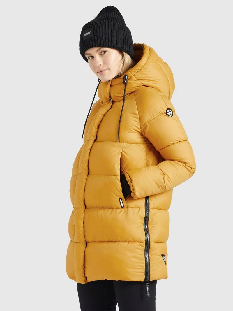 Khujo NIDALEE - Abrigo De Invierno - Gelb, Mujer 4 Khujo NIDALEE - Abrigo De Invierno - Gelb, Mujer - Imagen 4