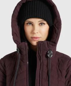 Khujo TOOTS PEACHED - Abrigo De Invierno - Weinrot, Mujer -Tienda de ventas KHUJO 97f518cee02043b6ac5ce30542d020e8