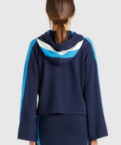 Khujo ZENGINA - Jersey Con Capucha - Blue/white, Mujer -Tienda de ventas KHUJO 982e5bfc25574d47b3975cdef2fd908e