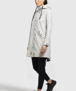 Khujo ODELIE - Impermeable - Hellgrau, Mujer -Tienda de ventas KHUJO 993bf8b64f234e4d99b235872ef0e281