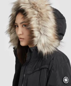 Khujo LUBECK LONG - Abrigo De Invierno - Schwarz, Mujer -Tienda de ventas KHUJO 99ad0f04344d47e08a5160180e80eb16