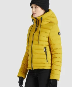 Khujo LOVINA MATT - Chaqueta De Entretiempo - Gelb, Mujer -Tienda de ventas KHUJO 9ae8b3602e634ae9a9daf264690dacc8