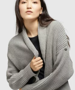 Khujo LIA - Chaqueta De Punto - Grau, Mujer -Tienda de ventas KHUJO 9af6f6466e694ac99ca5a41ec4f0bce1