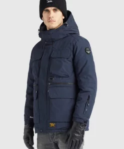 Khujo MARKS2 - Chaqueta De Invierno - Dunkelblau, Hombre -Tienda de ventas KHUJO 9b09aab751ac4c5186e5c80fadf97f03