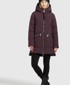 Khujo BINE - Abrigo De Invierno - Weinrot, Mujer -Tienda de ventas KHUJO 9b8586796802470c8cae15253b465cc1