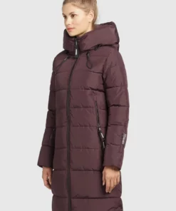 Khujo JILIAS - Abrigo De Invierno - Weinrot, Mujer -Tienda de ventas KHUJO 9c0e3b33d3ed4c97ba44b4c682f66981