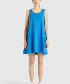 Khujo KLEID BREALYNN - Vestido Informal - Blau, Mujer